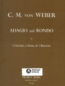 Adagio and Rondo for 2 clarinets, 2 horns and 2 bassoons score and parts