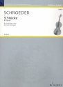 Fnf Stcke fr Violine und Orgel