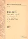 Ein deutsches Requiem op.45 fr Soli, Chor und Orchester Violine 2