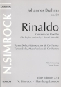 Rinaldo op.50 fr Tenor solo, Mnnerchor und Orchester Klavierauszug (dt/en)