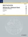 Minuet for a flute clock for 4 recorders (satb) score