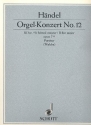 Konzert B-Dur Nr.12 op.7,6 fr Orgel und Orchester Partitur (= Cembalo)