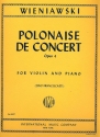 Polonaise de concert d major op. 4 for violin and piano