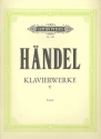 Klavierwerke Band 5 fr Klavier