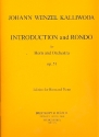 Introduction and Rondo op.51 for horn and orchestra for horn and piano