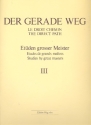 Der gerade Weg Band 3 Etden groer Meister fr Klavier