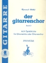 Der Gitarrenchor Band 2 - 8 Spielstcke ber europische Volksweisen fr 3 Gitarren Spielpartitur