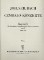 Konzert g-Moll BWV1058 fr Cembalo und Streicher Viola