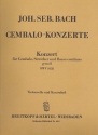 Konzert g-Moll BWV1058 fr Cembalo und Streicher Violoncello / Kontrabass