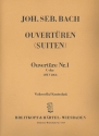 Ouvertre C-Dur Nr.1 BWV1066 fr Orchester Violoncello / Kontrabass