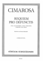 Missa pro defunctis Requiem fr Soli (SATB), Chor und Orchester Chorpartitur