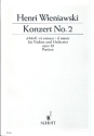 Konzert d-Moll Nr.2 op.22 fr Violine und Orchester Partitur