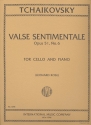 Valse Sentimentale op.51,6 for violoncello and piano