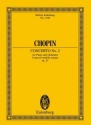 Konzert f-Moll Nr.2 op.21 fr Klavier und Orchester Studienpartitur