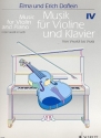 Musik fr Violine und Klavier Band 4 fr Violine und Klavier