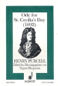 Ode for St. Cecilia's Day for soli (SAATBB), mixed chorus and orchestra score (= vocal score) (en)