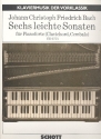 Sechs leichte Sonaten fr Klavier (Clavichord, Cembalo)