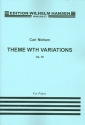 Theme with Variations op.40 for piano