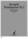 Streichquartett Nr. 3 op. 34 fr Streichquartett Partitur und Stimmen