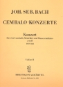 Konzert a-Moll BWV1065 fr 4 Cembali und Streichorchester Violine 2