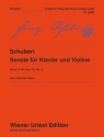 Sonate D-Dur op.137,1 D384 fr Violine und Klavier