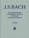 Italienisches Konzert BWV971, Franzsische Ouvertre BWV831, 4 Duette BWV802-805 und Goldbergvariationen BWV988 fr Klavier (gebunden)