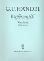 Wassermusik HWV348-350 Concerto grosso F-Dur Nr.25 fr Orchester Partitur