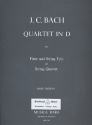 Quartett D-Dur fr Flte und Streichtrio Stimmen