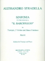 Sinfonia to the Serenata il barcheggio vol.2 for trumpet, 2 Violins and Bc for trumpet and piano