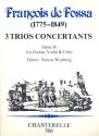 3 Trios concertants op.18 for guitar, violin and cello parts