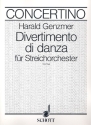 Divertimento di danza GeWV 105 fr Streichorchester Partitur