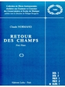 RETOUR DES CHAMPS POUR PIANO ROUGERON, PHILIPPE, ED O