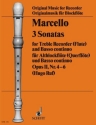 3 Sonatas op. 2 Band 2 fr Alt-Blockflte (Flte) und Basso continuo