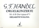 Orgel-Konzert Nr. 6 B-Dur op. 4/6 HWV 294 fr Orgel (Harfe), 2 Flten (Alt-Blockflten) und Streicher Err:520