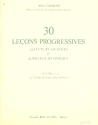 30 lecons progressives de lecture de notes et de solfege rythmique Vol