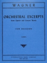 Orchestral Excerpts for bassoon ALBERT, ED