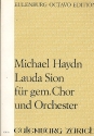 Lauda Sion fr gem Chor und Orchester Partitur