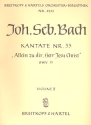 Allein zu Dir Herr Jesu Christ Kantate Nr.33 BWV33 Violine 2