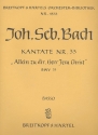 Allein zu Dir Herr Jesu Christ Kantate Nr.33 BWV33 Violoncello / Kontrabass