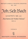 Nun komm der Heiden Heiland Kantate Nr.62 BWV62 Violine 2