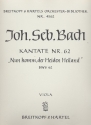 Nun komm der Heiden Heiland Kantate Nr.62 BWV62 Viola