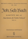 Nun komm der Heiden Heiland Kantate Nr.62 BWV62 Violoncello / Kontrabass