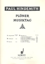 Plner Musiktag fr Flte und Streichorchester Partitur