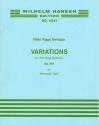 VARIATIONS ON THE VOLGA BOATMEN OP.354 FOR VIOLONCELLO SOLO BENGTSSON, ERLING BLOENDAL, ED