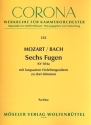 6 Fugen von J. S. und W. F. Bach KV 404a fr Streichtrio Partitur