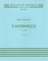 5 Intermezzi op.149 for guitar