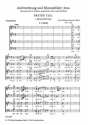 Auferstehung und Himmelfahrt Jesu - Oratorium fr Soli (SATB), Chor und Orchester Chorpartitur