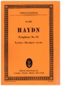 Symphony in E Flat Major no.91 Hob.I:91 for orchestra Miniature score