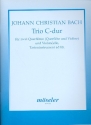 Trio C-Dur fr 2 Flten und Violoncello Stimmen