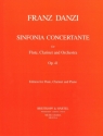 Sinfonia concertante op.41 for flute, clarinet and orchestra  for flute, clarinet and piano